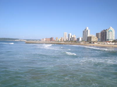 From the pier in Durban