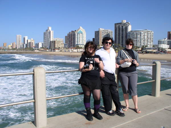 On the pier in Durban